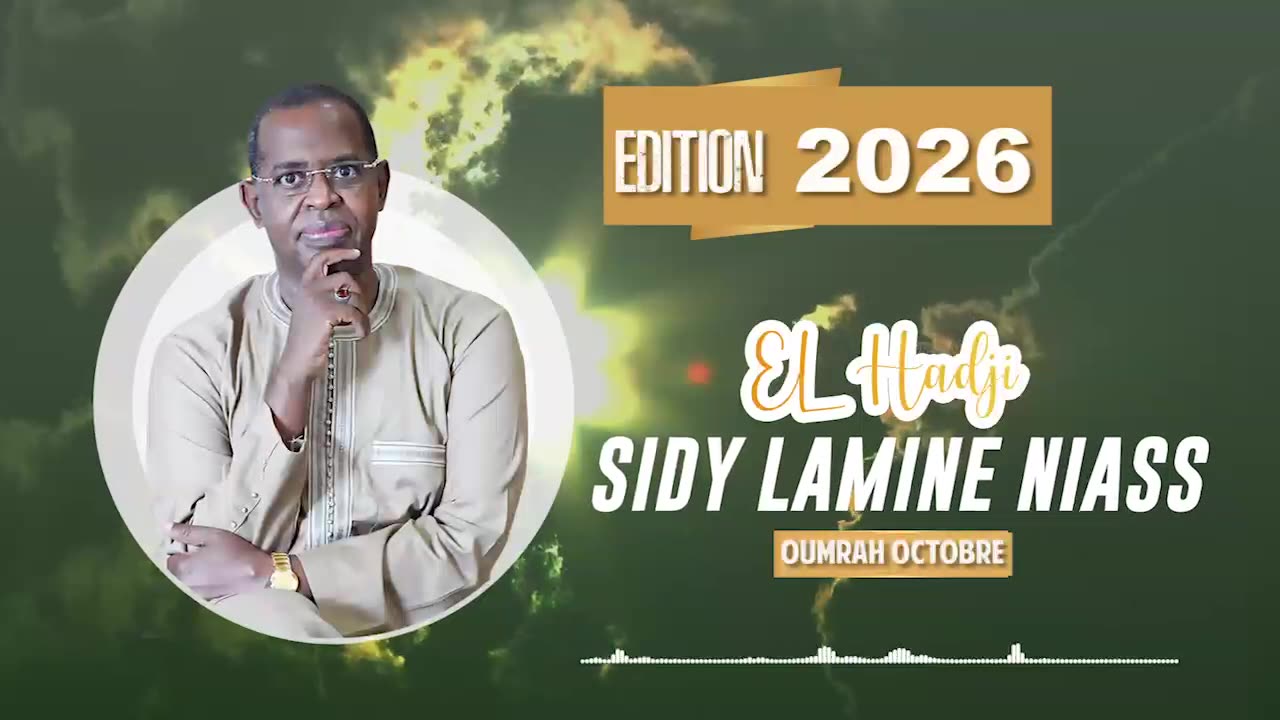 Affiche de l'Oumra d'octobre, édition El Hadji Sidy Lamine Niass 2026